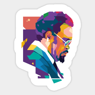 Eldridge Cleaver Popart Sticker